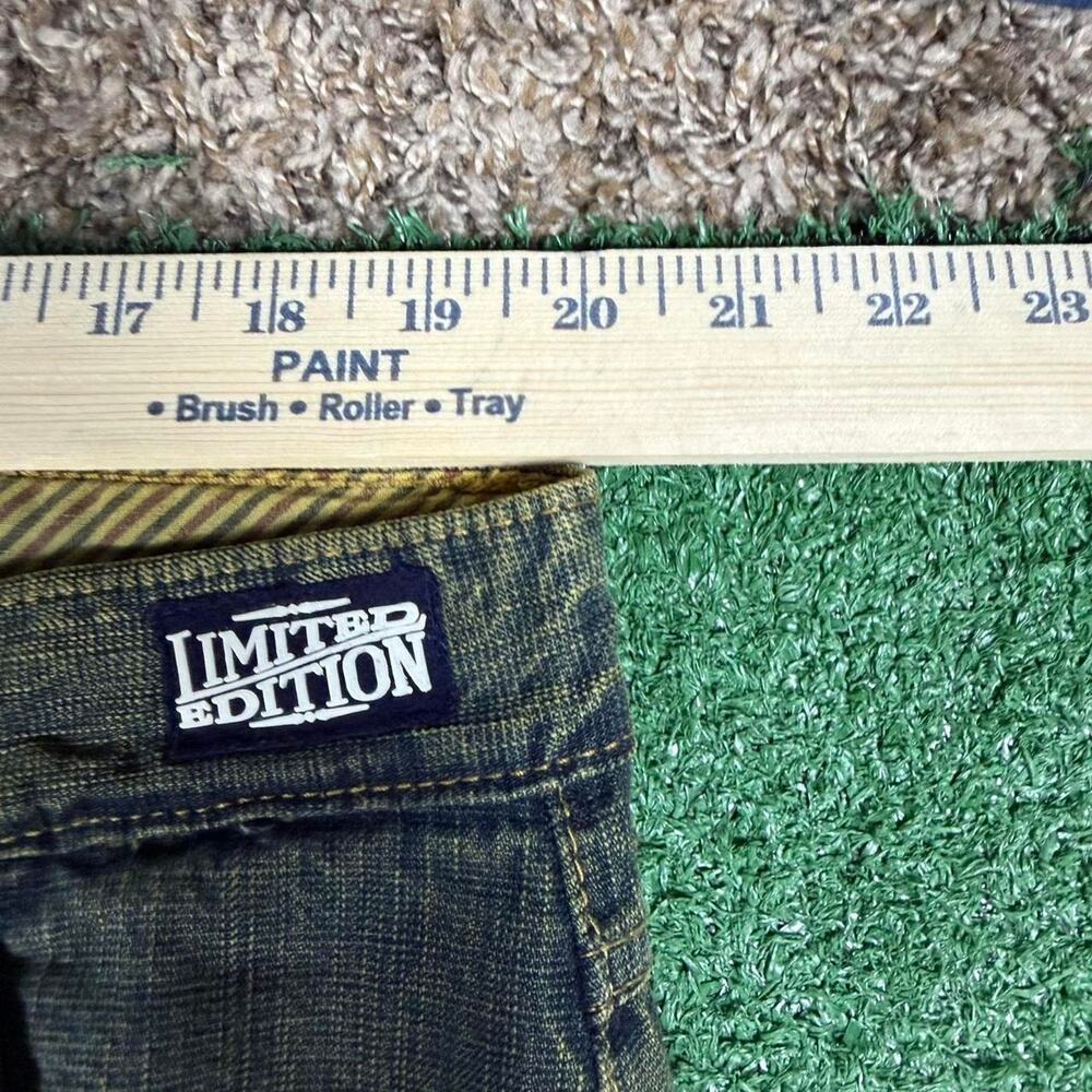 Platinum FUBU Harlem Globetrotters Baggy Jeans 40x32 Y2K Hip Hop Denim - Picture 5 of 8